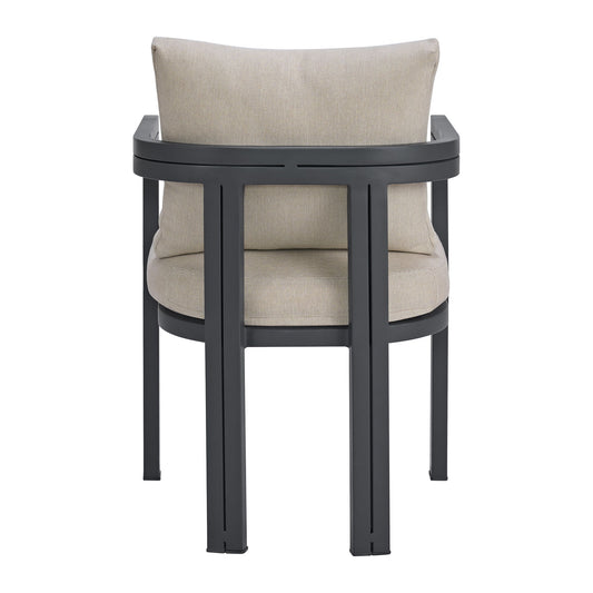 Playa - Dining Chair (Set of 2) - Dark Gray / Beige