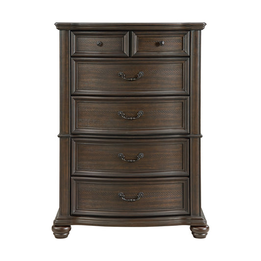 Brunswick - 5-Drawer Chest - Mahogany