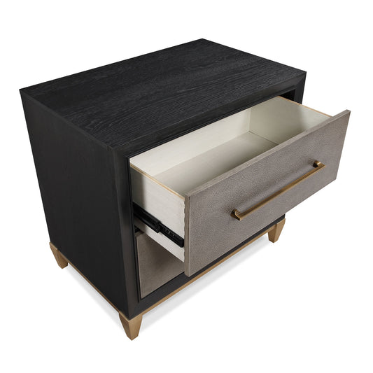Payson - Nightstand - Black / Gray