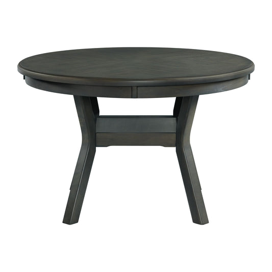 Amherst - Dining Table With Wood Leg - Gray Finish