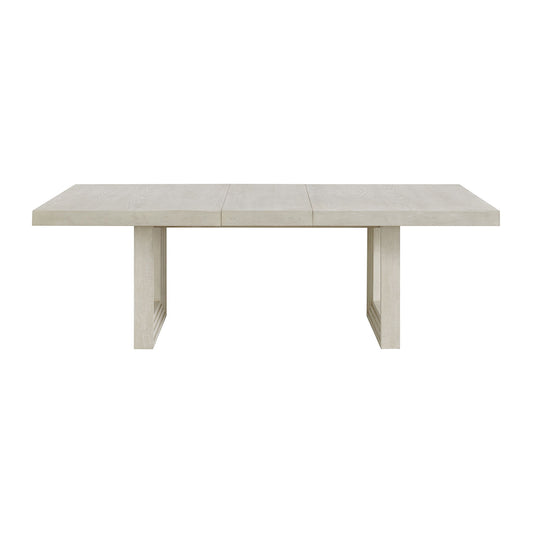 Avalanche - Rectangular Dining Table With 18" Leaf - Antique White