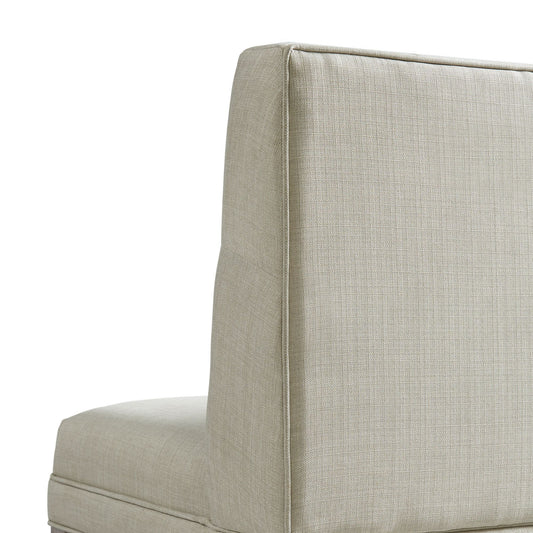 Peyton - Sectional Sofa Counter Set - Pearl Silver