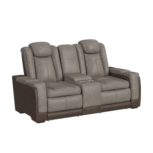 Lantana - Power Motion Loveseat With Power Headrest, LED, And Console