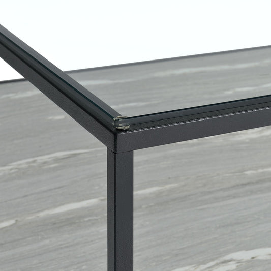 Yasmin - 2 Piece Occasional Table Set Coffee Table & End Table - Gray