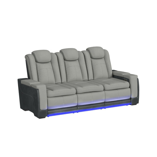 Lantana - Power Motion Sofa With Power Headrest, LED, Ddt, Reading Light And Pws