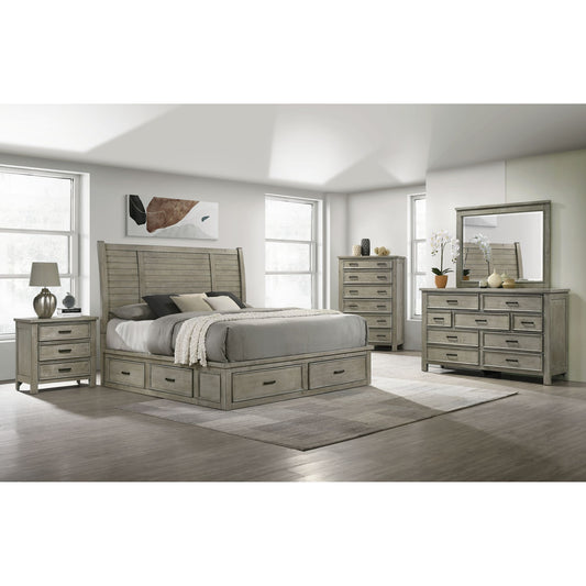 Sullivan - 3-Drawer Nightstand - Drift Gray