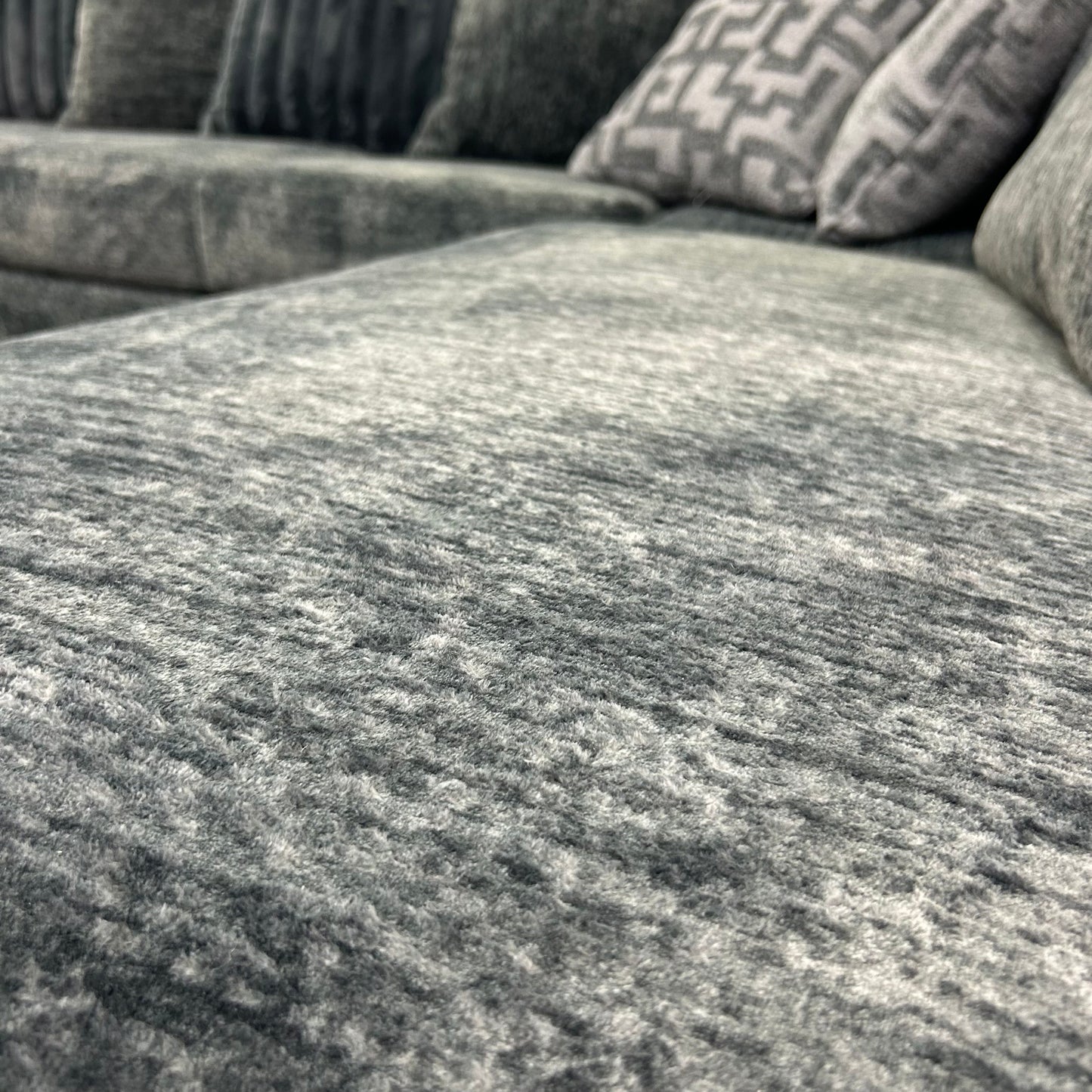 Galactic 2-Piece Sectional- Charcoal