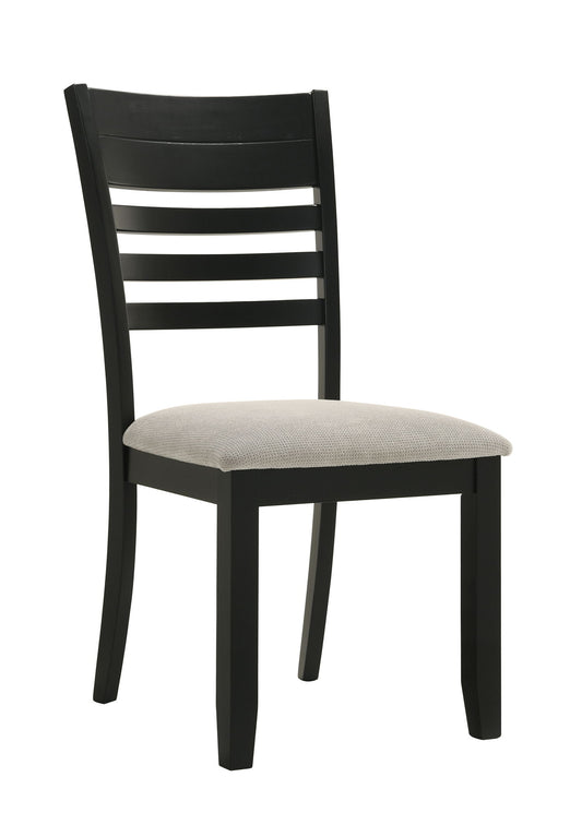 Folio - Side Chair (Set of 2) - Black / Gray