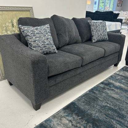 Hershey Sofa/Loveseat Set - Pebble (Dark Gray)