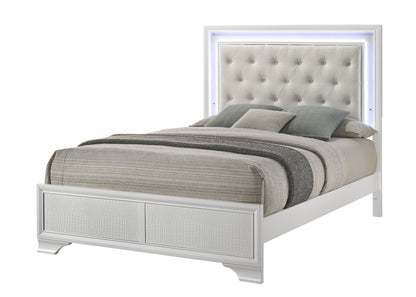 Lyssa - Bedroom Set - Oat / Frost