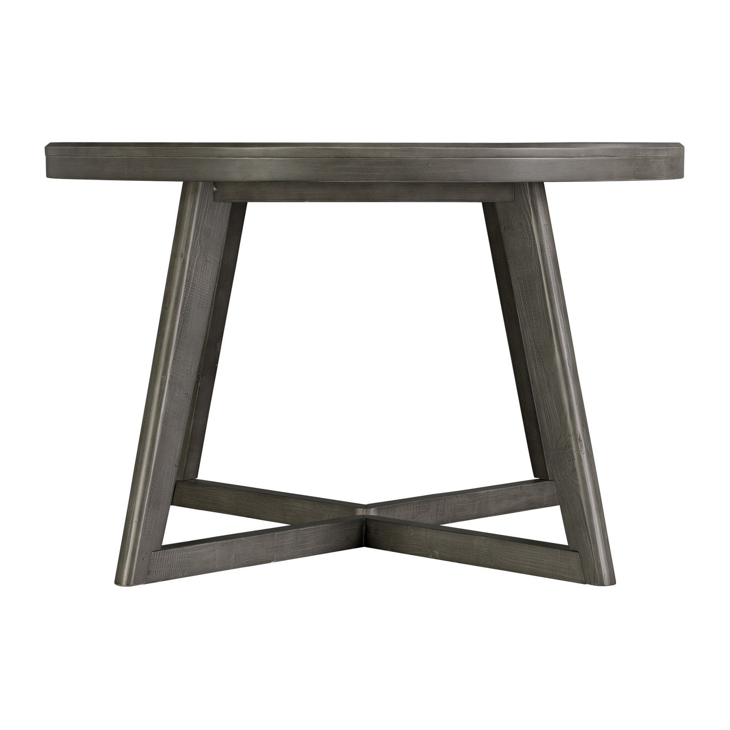 Cross - Round Dining Table - Dark Gray