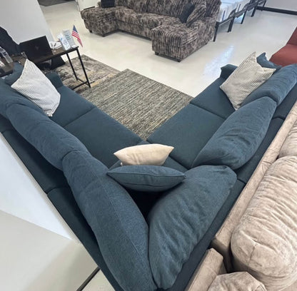 Ashley Furniture Modmax 5-Piece Modular Sectional Ink (Blue)