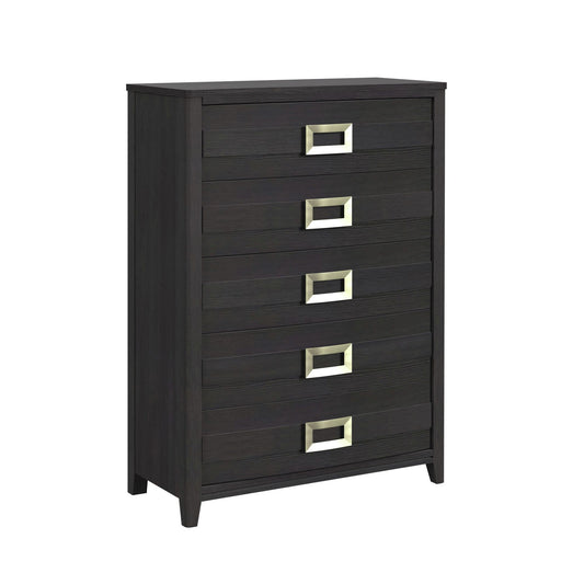 Tobias - 5-Drawer Chest - Black