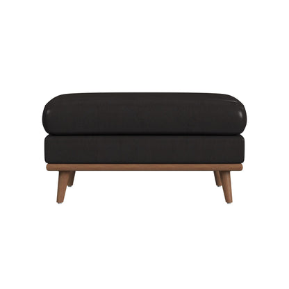 Horizon - Ottoman With Wood Base