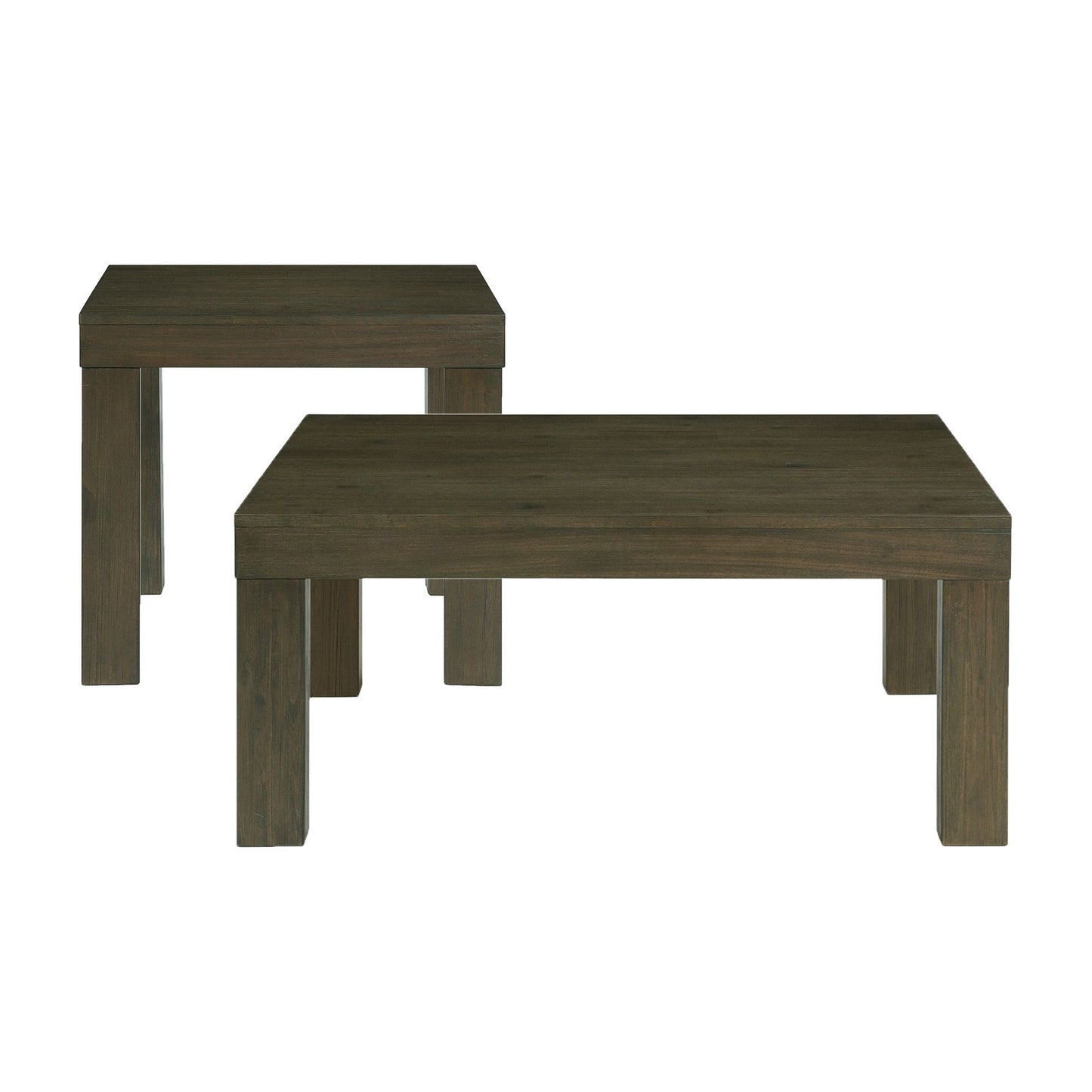 Grady - Square Occasional 2 Piece Set With Coffee & End Table - Dark Brown