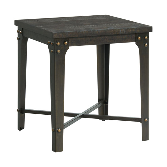 Factory - 2 Piece Occasional Table Set With USB - Light Brown