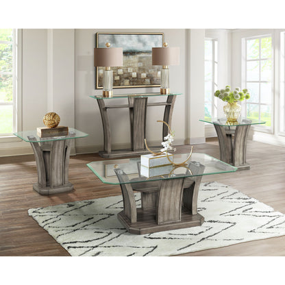 Dapper - Rectangular Sofa Table - Gray