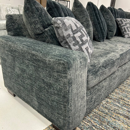 Galactic 2-Piece Sectional- Charcoal