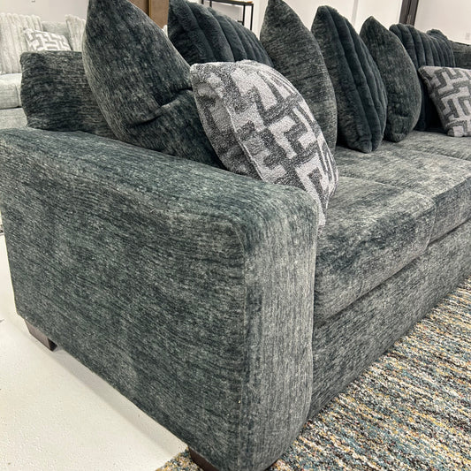 Galactic 2-Piece Sectional- Charcoal
