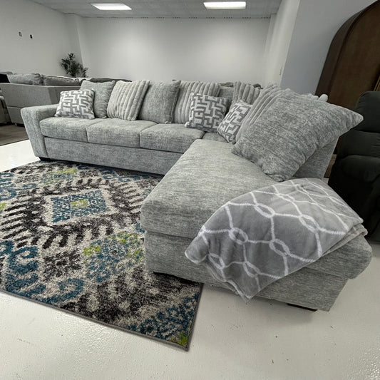 Galactic 2-Piece Sectional Light Gray