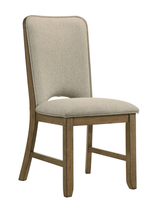 Cockrell - Side Chair (Set of 2) - Light Brown / Beige