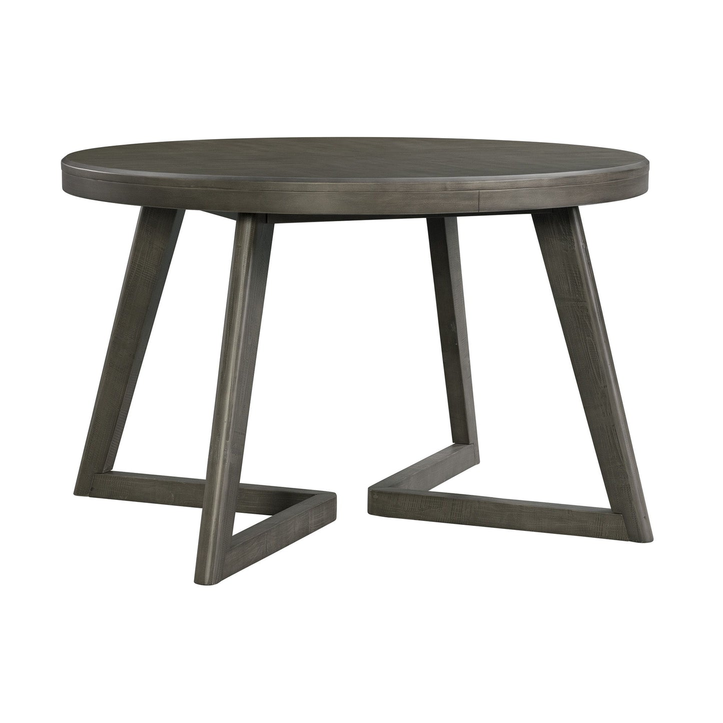 Cross - Round Dining Table - Dark Gray