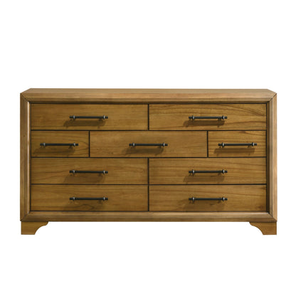 Harmony - 9-Drawer Dresser - Walnut