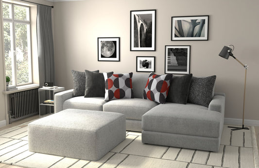 Arlo - Oversized Sofa Chaise With Cocktail Ottoman