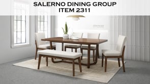 Salerno - Dining Table - Brown